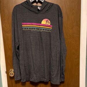 Gray Myrtle Beach Hoodie Tshirt size XL